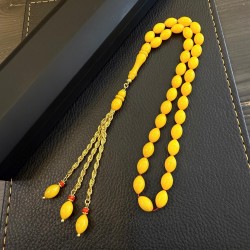 Beyzi model, hareli sıkma kehribar