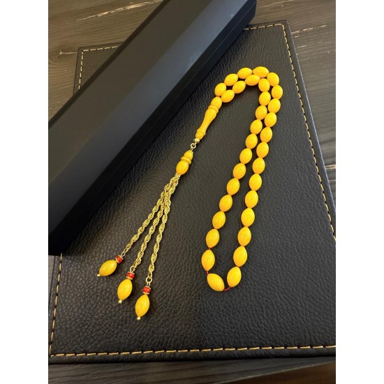 Beyzi model, hareli sıkma kehribar