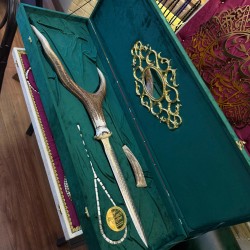 Emsalsiz ve tek geyik boynuzu dizayn